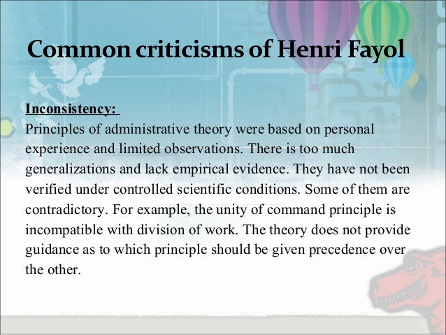 Disadvantages of henri fayol principles advantages and disadvantages of equity principle of management